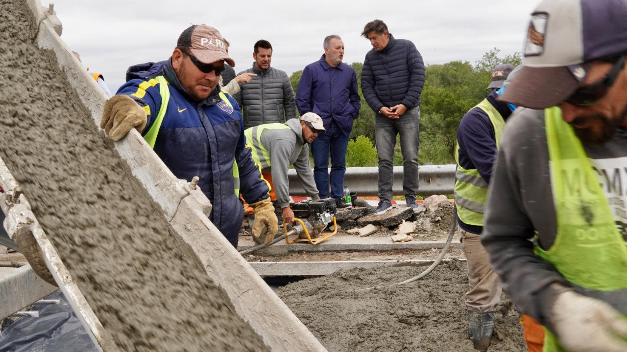 imagen Se avanza con la obra para mejorar 250 KM de la Autopista Rosario-Córdoba