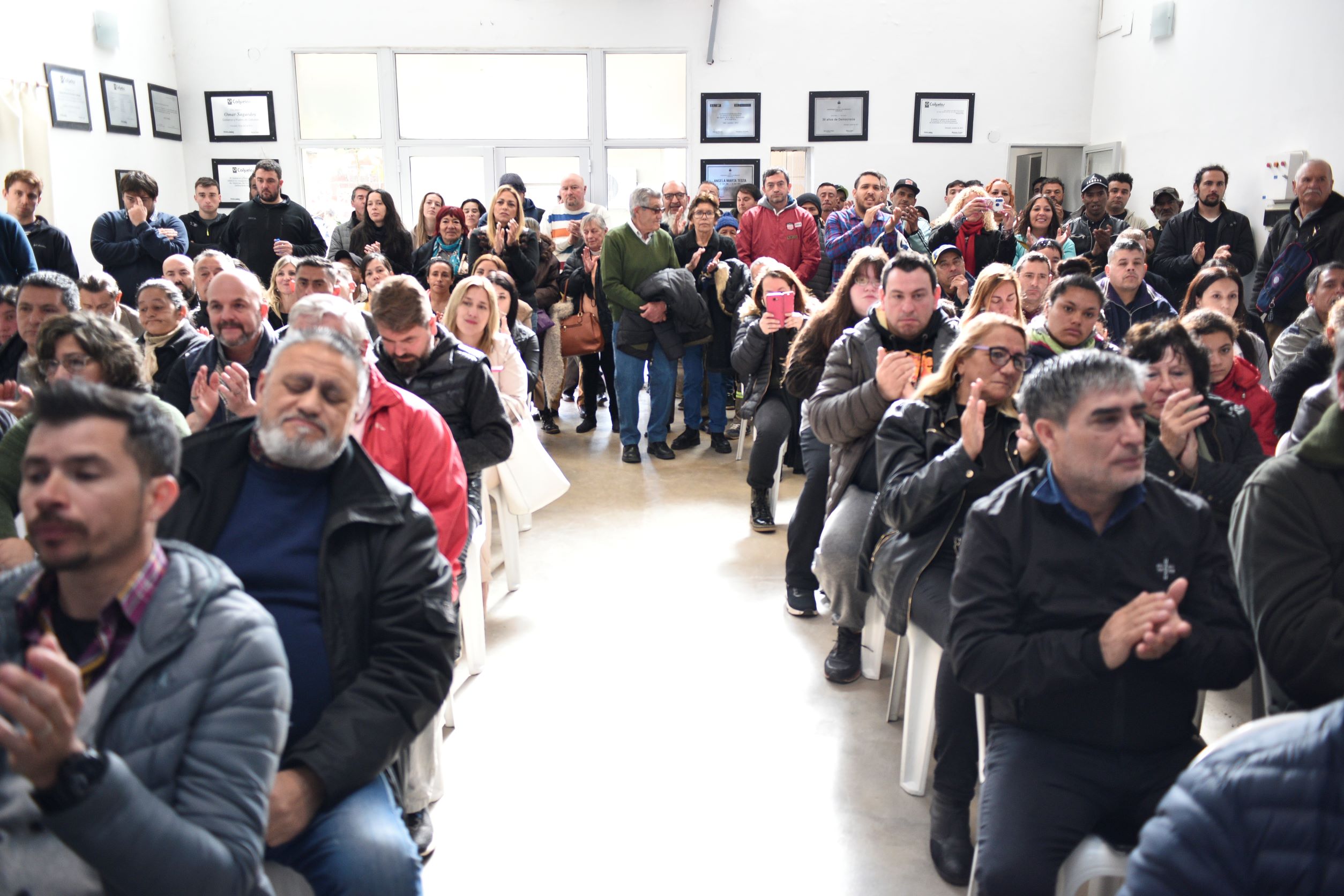 Vecinos de Cañuelas destacaron la importancia de las obras.